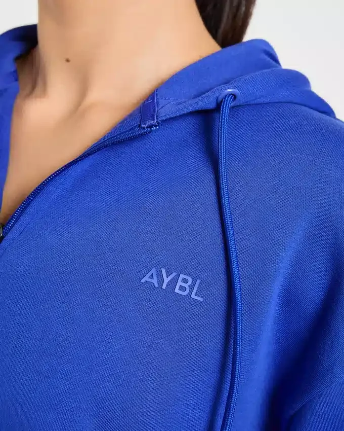 Lifestyle Oversized Zip Up Hoodie