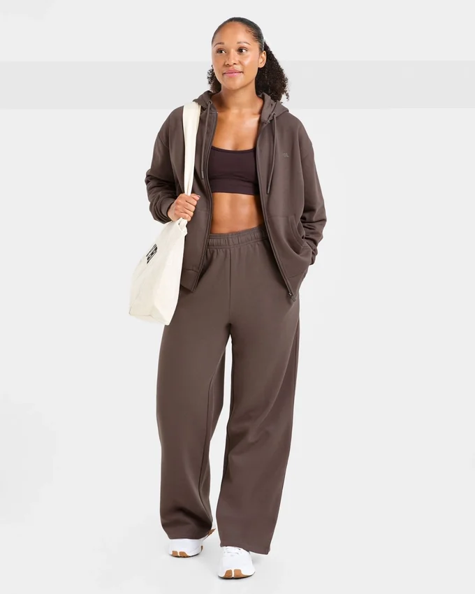 Lifestyle Oversized Zip Up Hoodie