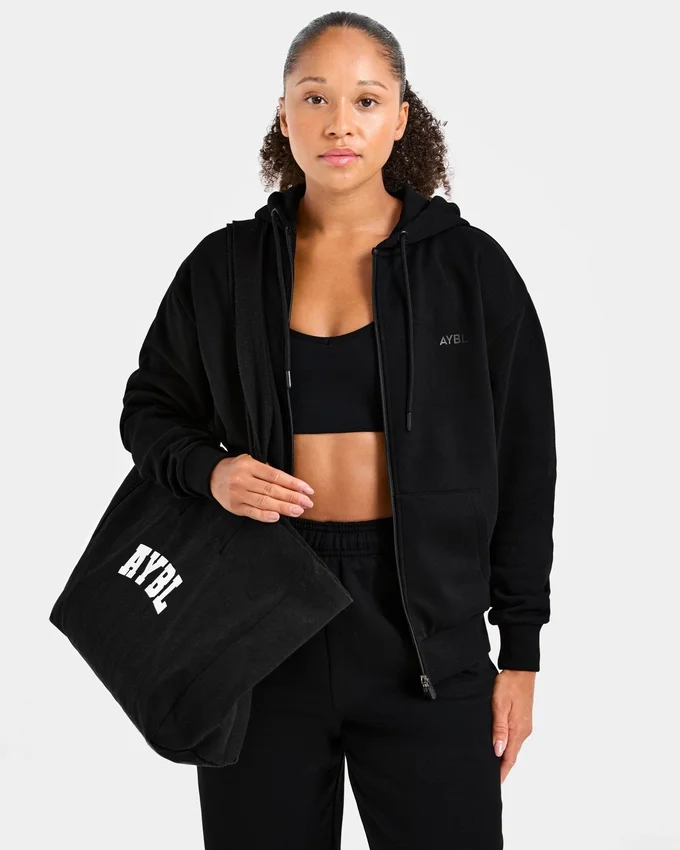 Lifestyle Oversized Zip Up Hoodie