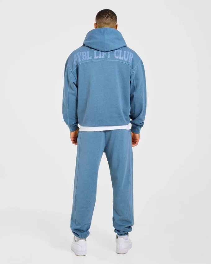 Lift Club Distressed Hoodie