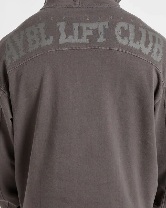 Lift Club Distressed Hoodie