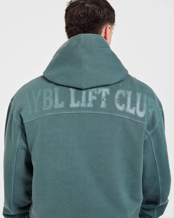 Lift Club Distressed Hoodie
