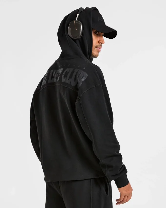 Lift Club Distressed Hoodie