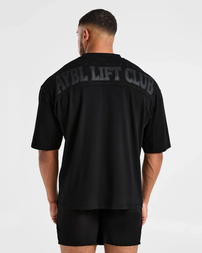 Lift Club Distressed Oversized T Shirt