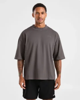 Lift Club Distressed Oversized T Shirt