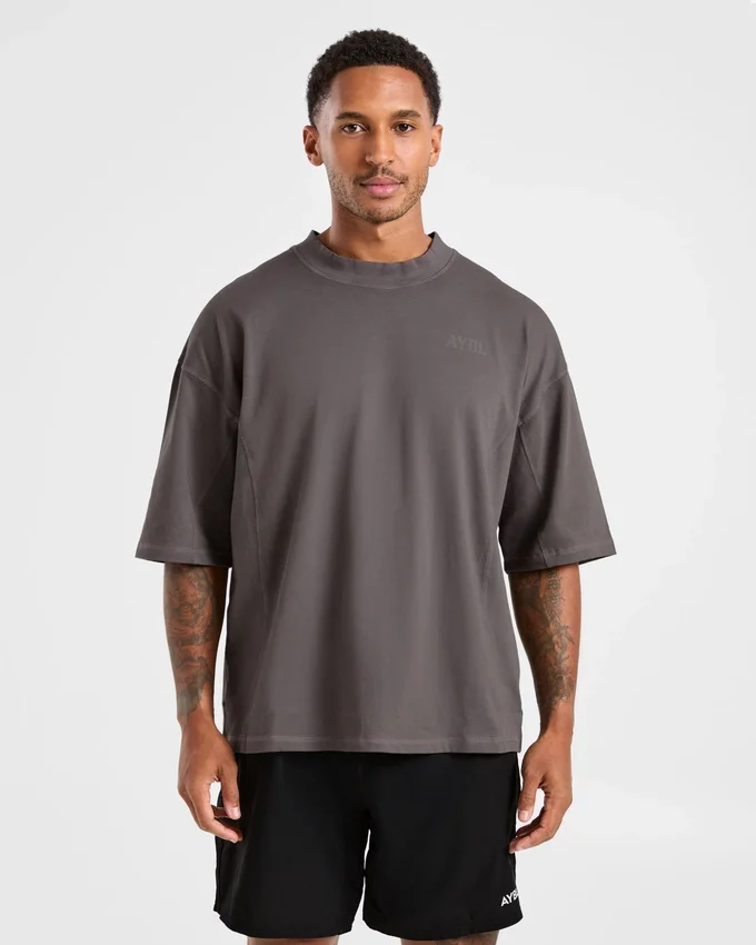 Lift Club Distressed Oversized T Shirt