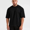Lift Club Distressed Oversized T Shirt