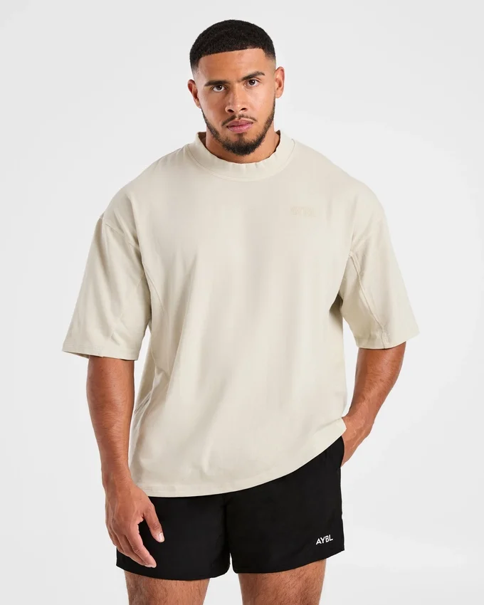 Lift Club Distressed Oversized T Shirt