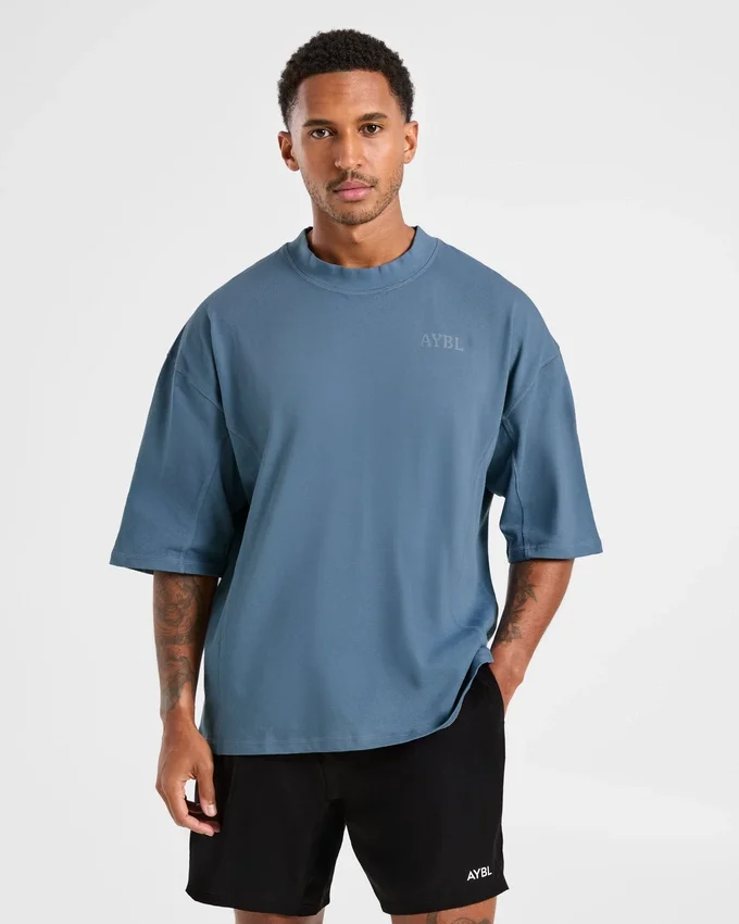 Lift Club Distressed Oversized T Shirt