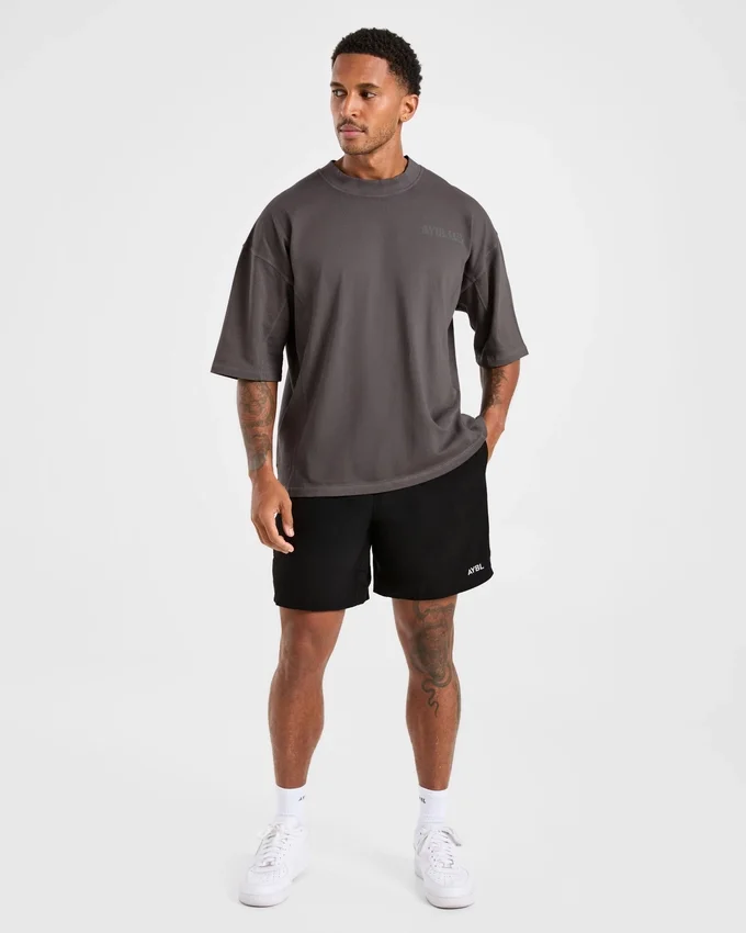 Lift Club Distressed Oversized T Shirt