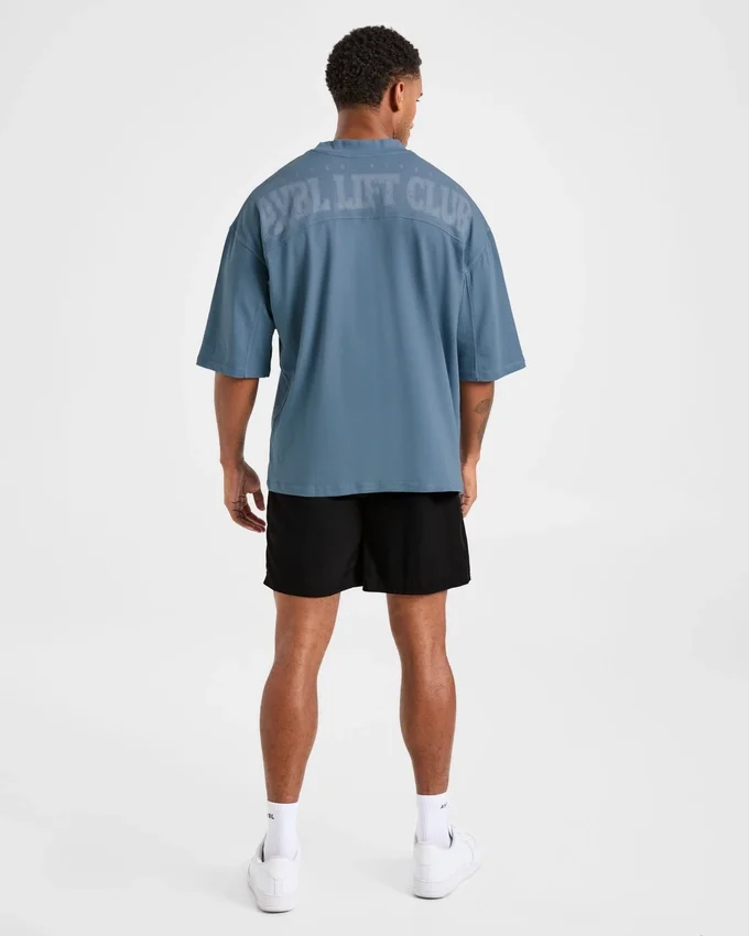 Lift Club Distressed Oversized T Shirt