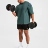 Lift Club Distressed Oversized T Shirt