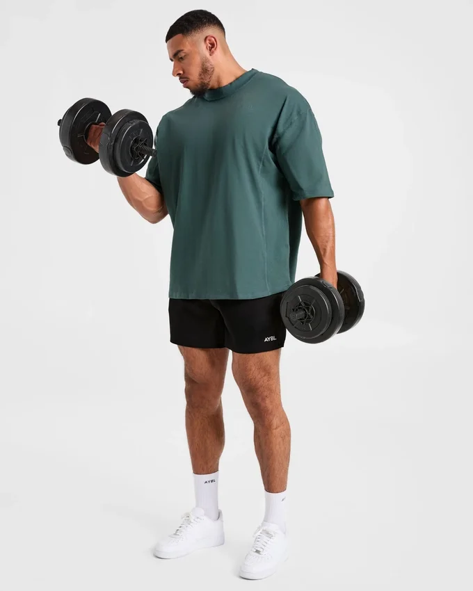 Lift Club Distressed Oversized T Shirt