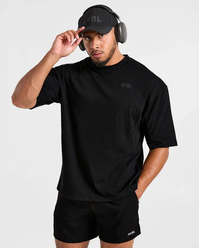 Lift Club Distressed Oversized T Shirt