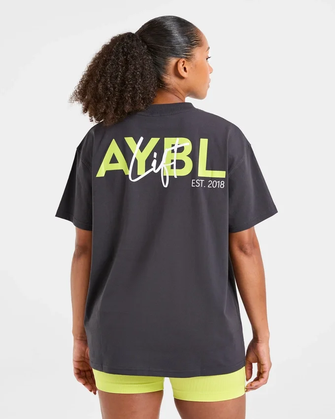 Lift Graphic Oversized T Shirt