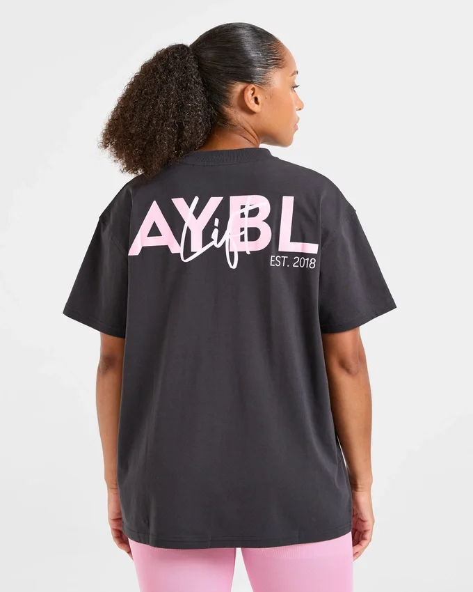 Lift Graphic Oversized T Shirt