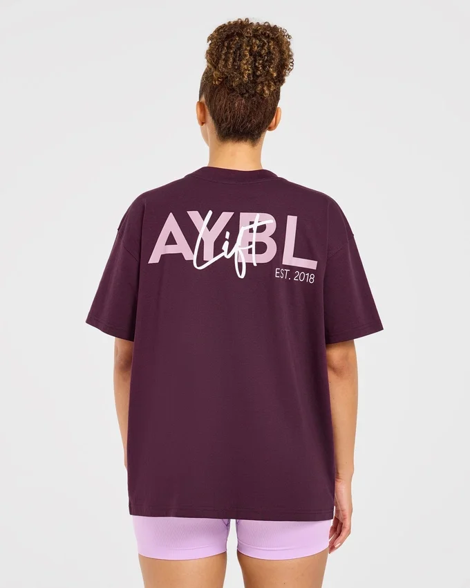 Lift Graphic Oversized T Shirt