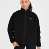 Oversized Zip Up Fleece Jacket