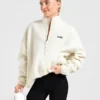 Oversized Zip Up Fleece Jacket