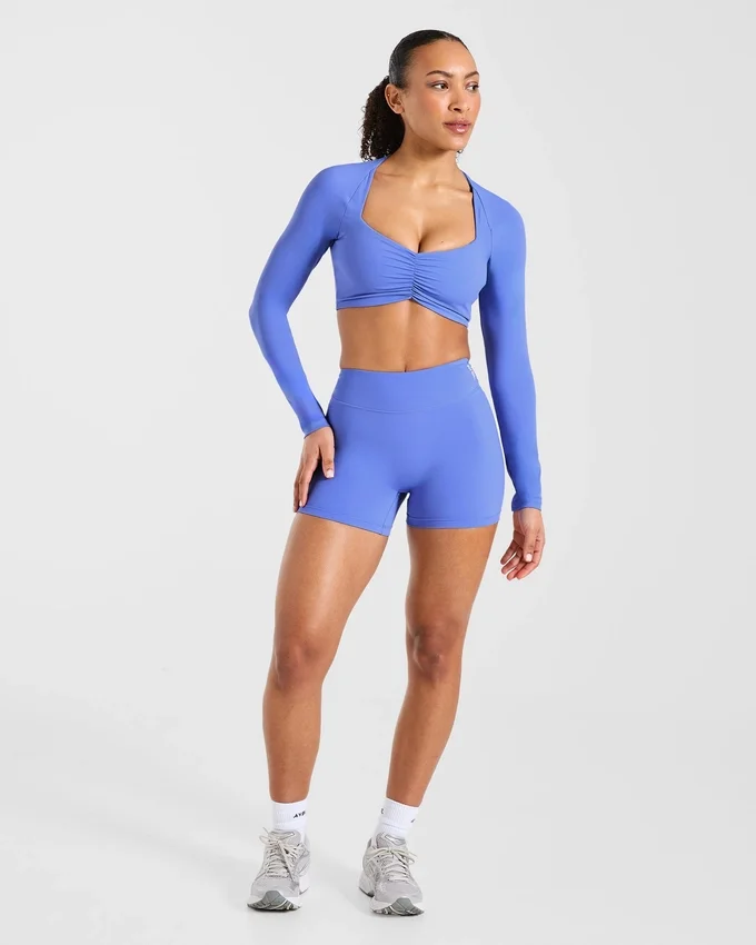 Physique Long Sleeve Crop Top