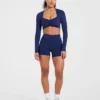 Physique Long Sleeve Crop Top