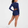 Physique Long Sleeve Crop Top