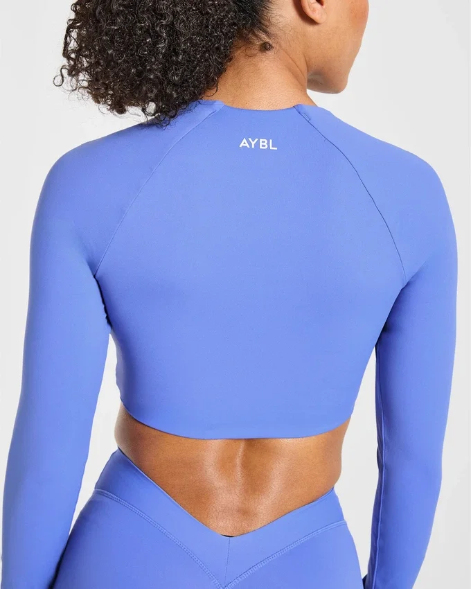 Physique Long Sleeve Crop Top