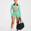Physique Long Sleeve Crop Top