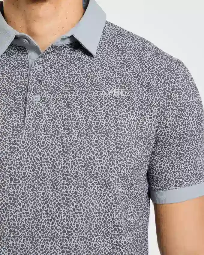 Precision Leopard Polo