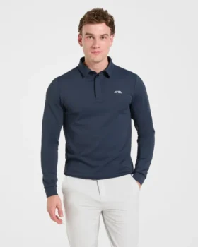 Precision Longsleeve Collared Pullover