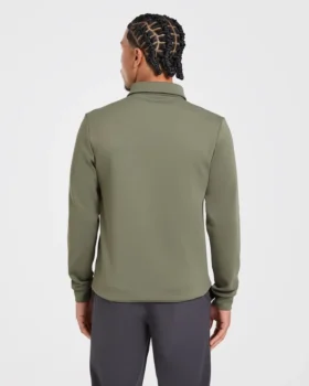 Precision Longsleeve Collared Pullover