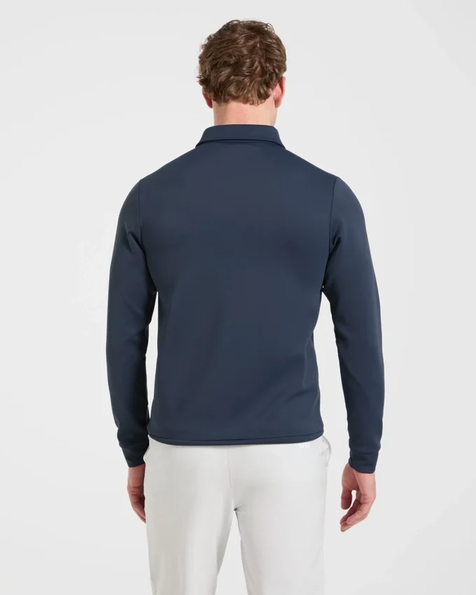 Precision Longsleeve Collared Pullover