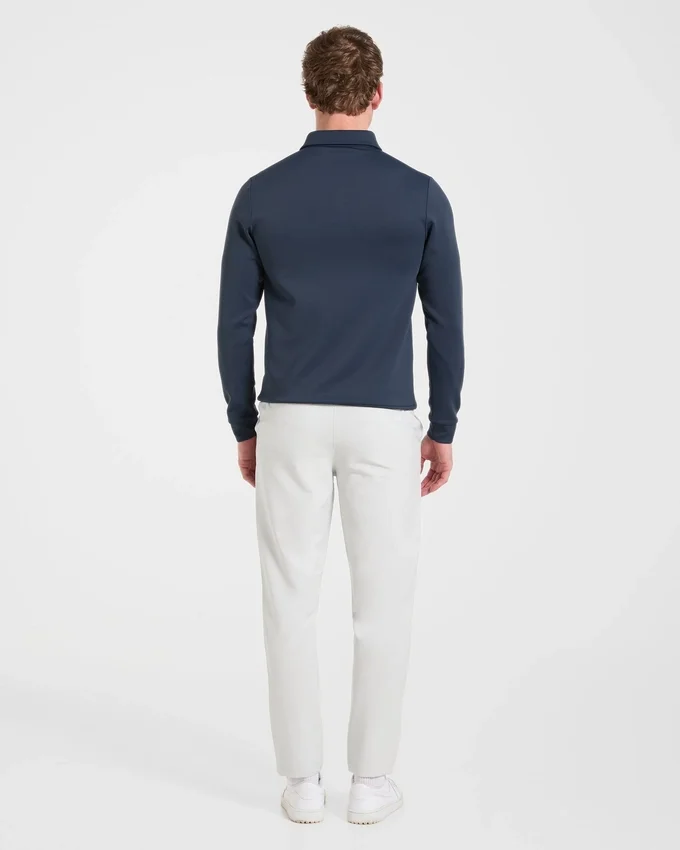 Precision Longsleeve Collared Pullover