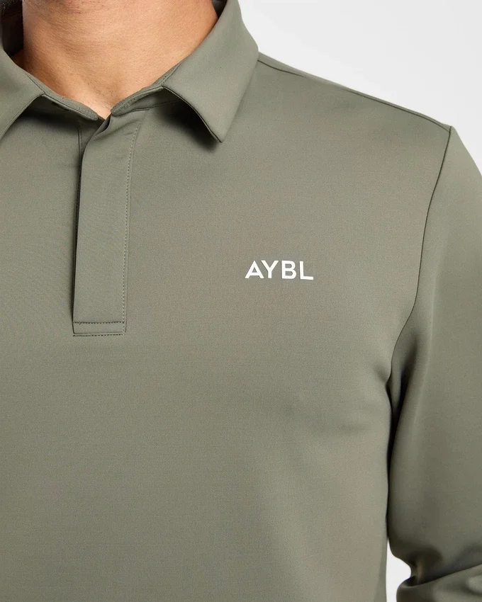 Precision Longsleeve Collared Pullover