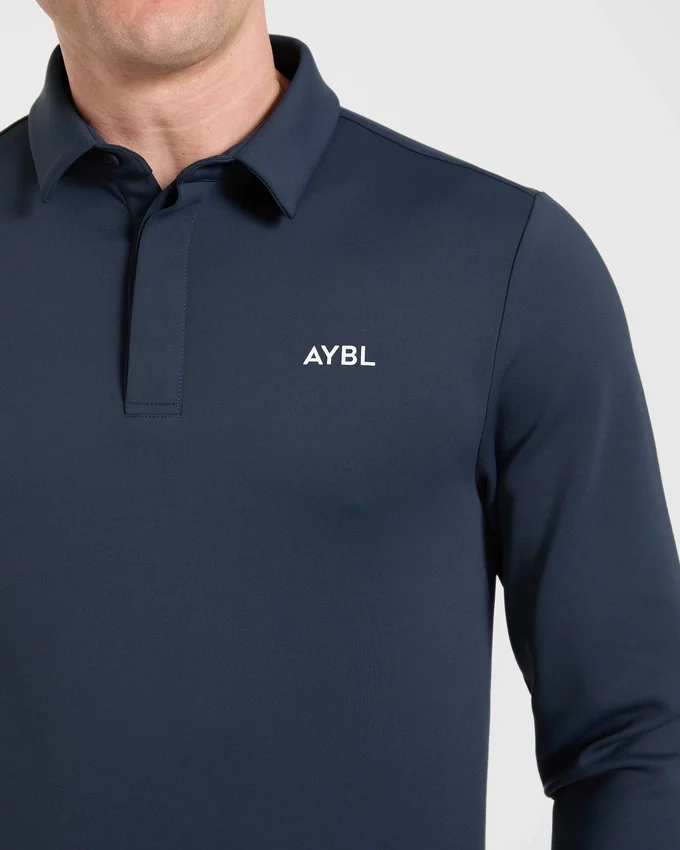Precision Longsleeve Collared Pullover