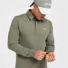Precision Longsleeve Collared Pullover