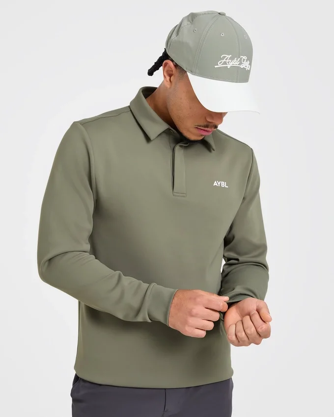 Precision Longsleeve Collared Pullover