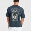 Relentless Eagle Oversized T Shirt