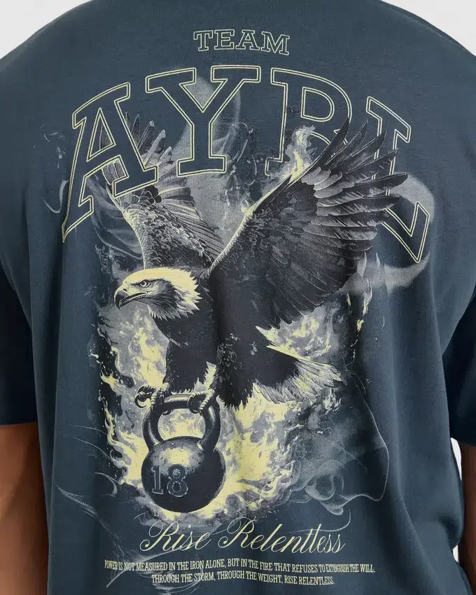 Relentless Eagle Oversized T Shirt