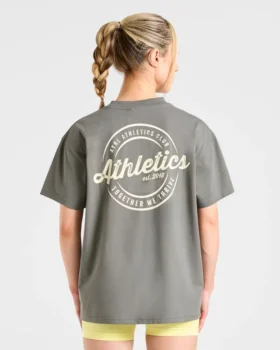 Retro Athletics Club Oversized T Shirt