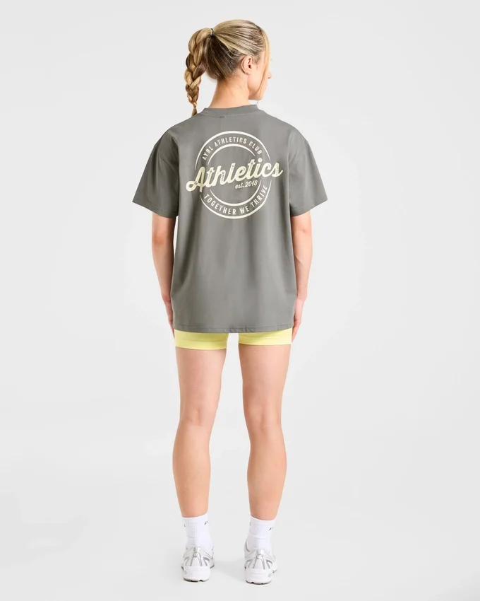 Retro Athletics Club Oversized T Shirt