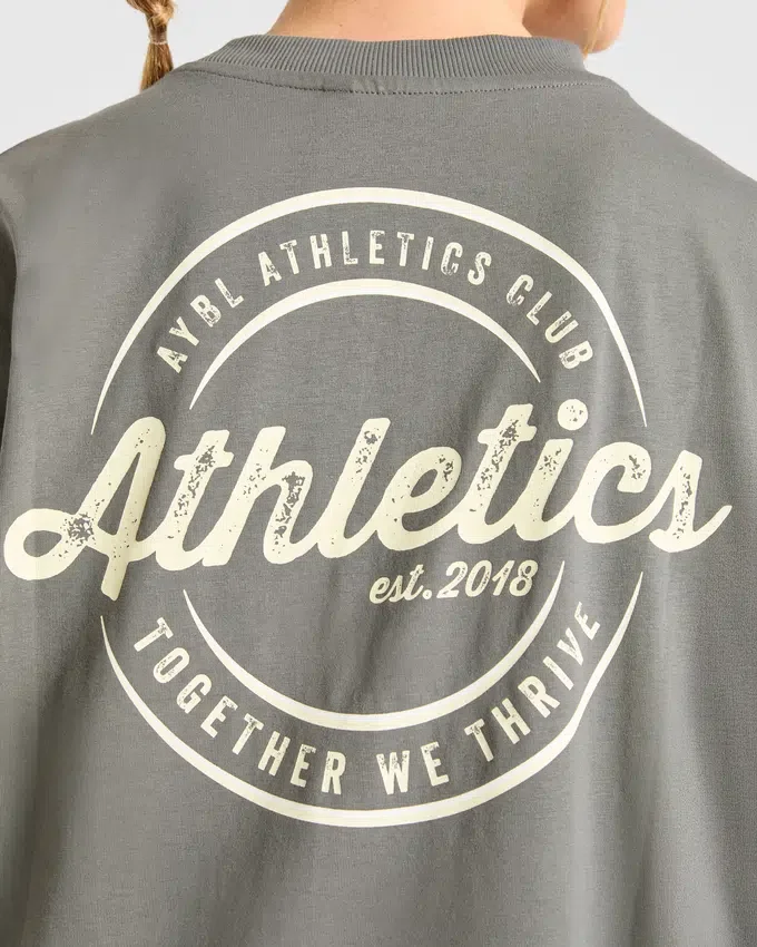 Retro Athletics Club Oversized T Shirt
