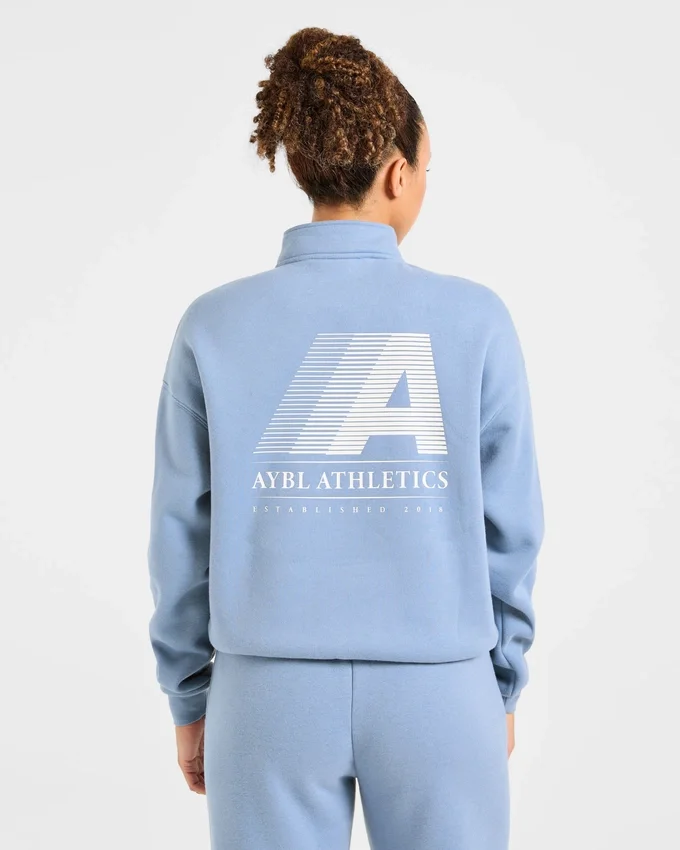Retro Athletics Oversized 1/4 Zip Pullover