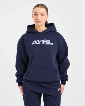 Retro Embroidered Oversized Hoodie