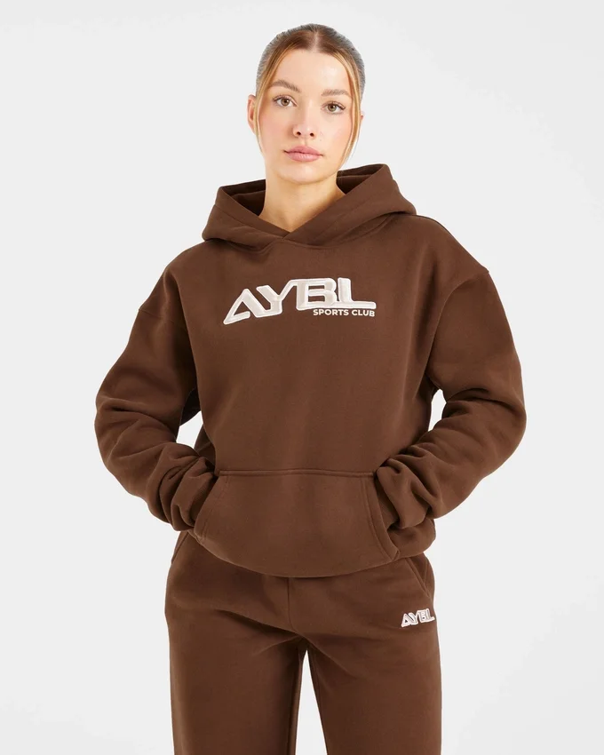 Retro Embroidered Oversized Hoodie
