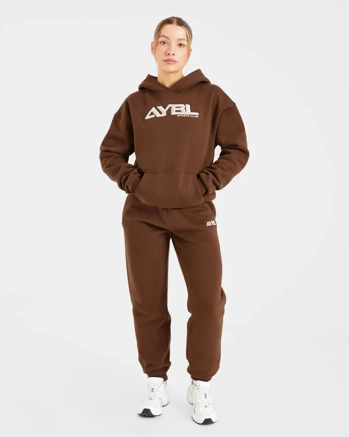 Retro Embroidered Oversized Joggers