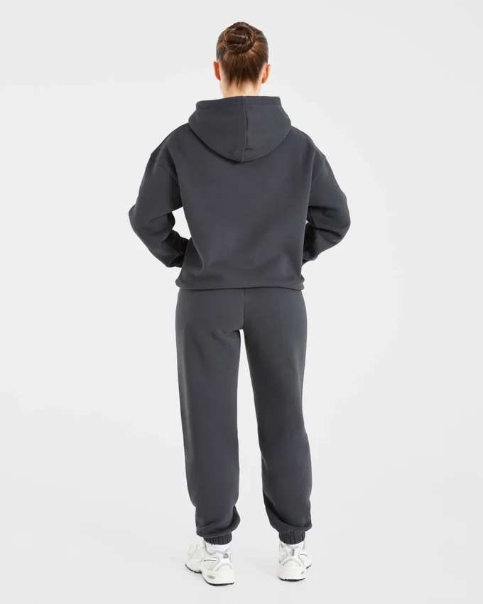 Retro Embroidered Oversized Joggers