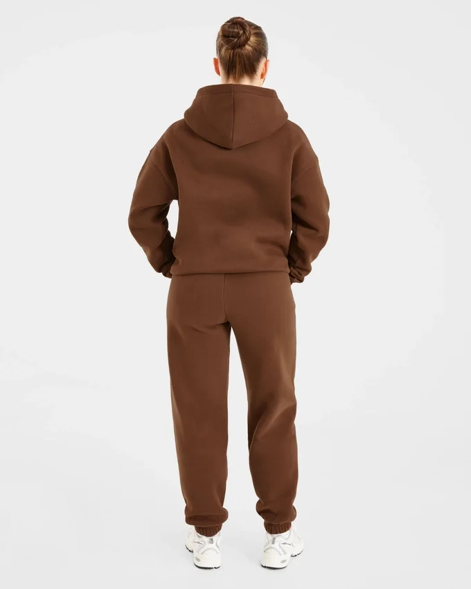 Retro Embroidered Oversized Joggers