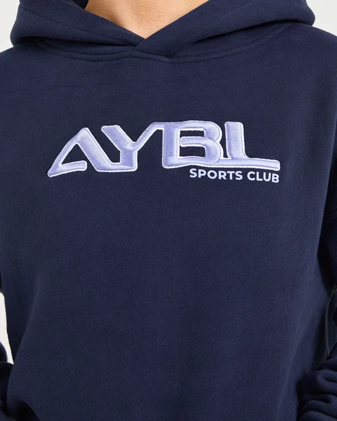 Retro Embroidered Oversized Hoodie