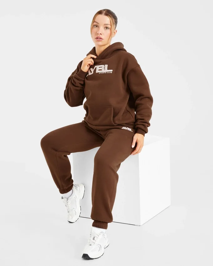 Retro Embroidered Oversized Hoodie